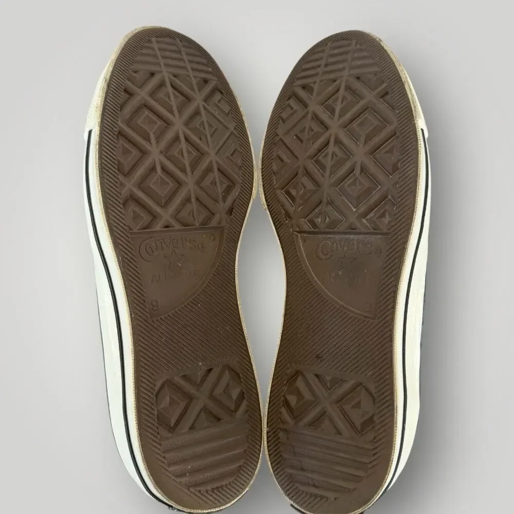 Converse Vintage Chuck Taylor Low Top Sneakers Womens 11 Floral Canvas Laced Up - Picture 9 of 11